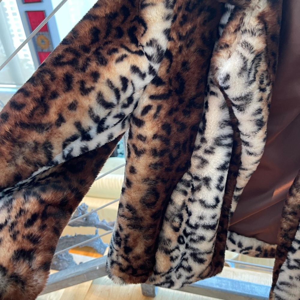 NEW Blank NYC Thundercat Leopard Jacket - Picture 8 of 10